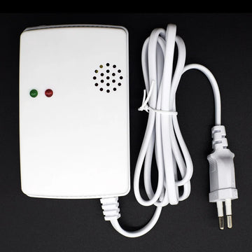 Natural Gas Detector LED Lights Warning Gas Leak Alarm Monitor for LNG & LPG & Methane & Coal Gas Detection Home Use
