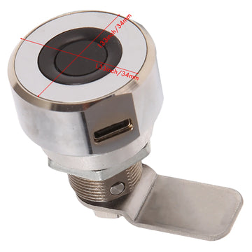B94A Smart Fingerprint Drawer Lock Metal Furniture File Cabinet Shoe Cabinet Letter Box Safe Lock Fingerprint Drawer Lock
