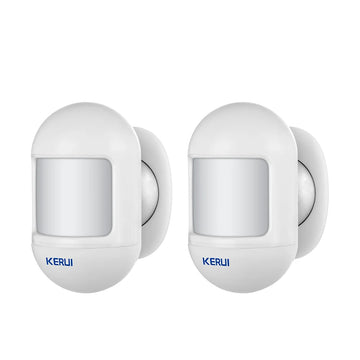 2pcs KERUI P831 Wireless Mini PIR Motion Sensor Alarm Detector with Magnetic Swivel Base for W181 W184 W204 Home Security Alarm