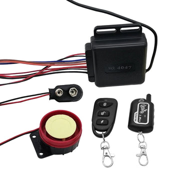 36V 48V 72V E-bike E-motorcycle Anti-sheft 2 Way Alarm System With 2 Remote Control