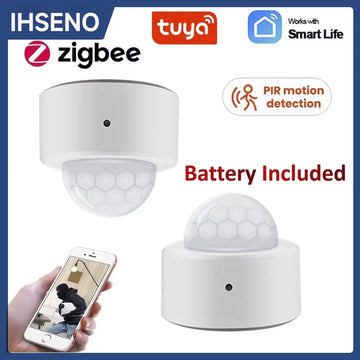 Tuya Zigbee3.0 PIR Motion Sensor Human Body Movement Wireless Infrared Detector Work With Alexa Google Home Assistant Z2mqtt