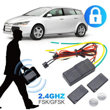 12V Auto Intelligent Secret Lock Anti-Hijacking 2.4GHz RFID Wireless Car Engine Lock Wireless Immobilizer Engine Dark Lock Alarm