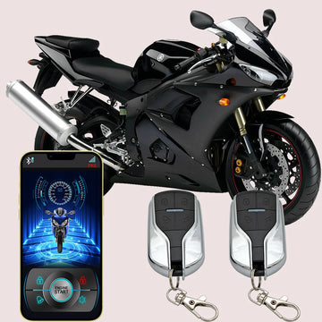 Bluetooth motorcycle anti-theft alarm automatically senses mobile phone operation, one-key start PKE induction anti-theft lock