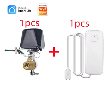 Tuya WIFI Water Leakage Alarm Smart Home Alarm Independent WIFI Water Leak Sensor Detector Control Valves and Alarms