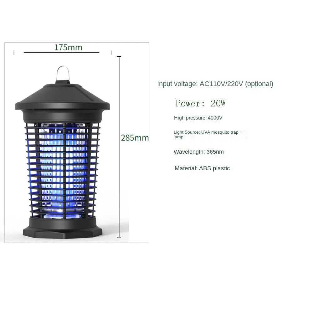 Mosquito Killer Lamp 110V/220V Electric Insect Killer Electric Pest Repellent UVA LED Lamp Powerful Bug Electric Mosquito Kill
