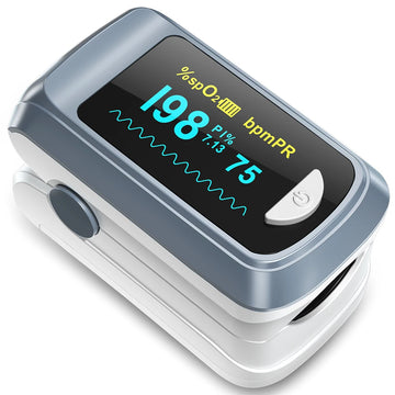 HealthTree Medical Finger Pulse Oximeter Blood Oxygen Saturation Meter Heart Rate OLED Oximetro De Dedo Monitor Health Care