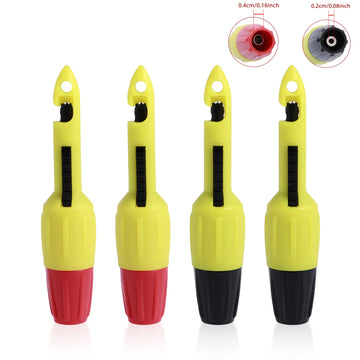 4PC Wire Piercing Probe Insulation Piercing Clip Wire Piercing Tool for Multimeter Voltage Thermometer Voltmeter Testing 2mm 4mm