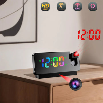 Mini HD 4K Clock Camera IP Secret Video Recorder Home Office Store Monitoring Alarm Remote WIFI Mini DVR Invisible Small Camera