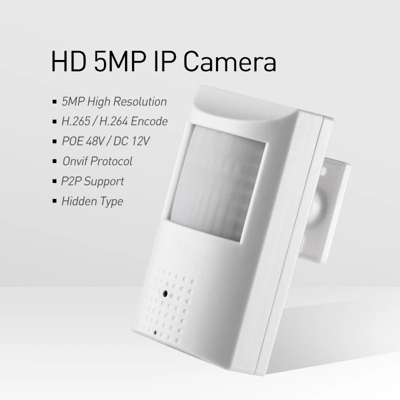 Revotech 940nm PIR IP Camera 5MP/4MP HD Mini Indoor POE H.265 LED IR Night Vision Security CCTV System Video Surveillance Cam
