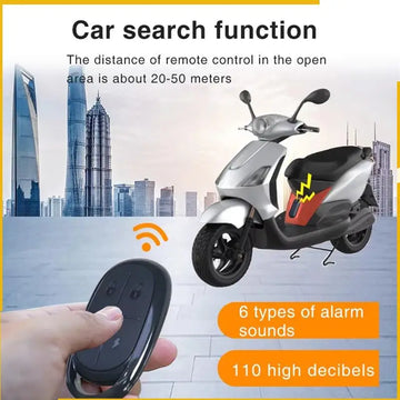 A93P Bicycle Alarm Remote Control IP55 Waterproof Electric Motorcycle Scooter 433 MHZ Vibration Detection Arming Anddisarming