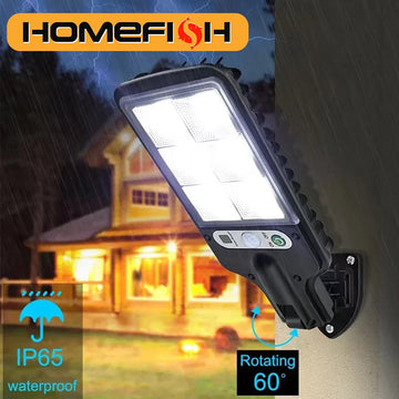 616 Solar Outdoor LED Wall Light Human Body Waterproof Sensin Suitable for Garden Terrace Garage Courtyard and Street Lighting