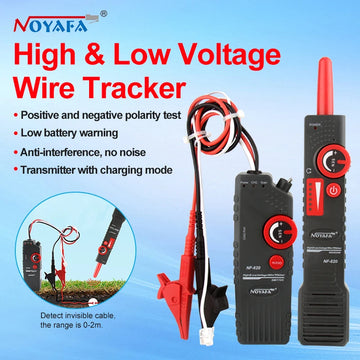 NF-820 Noyafa New Underground Wire Locator RJ45 RJ11 BNC High Low Voltage Cable Tester Line Finder LAN Network Cable tester