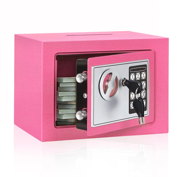 Digital Fireproof Safe with Electronic Lock & Anti-Theft Security for Home Small Cash Storage