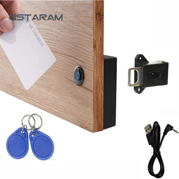 DIY Smart Sensor RFID Hidden Safety Digital Cabinet Lock Electronic Drawer Locks Invisible Sensor Lock For Wardrobe Furniture