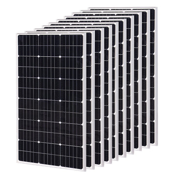 1000W Solar Panel China 18V Monocrystalline Silicon Waterproof 100W 200W 300W 400W Panel Solar Charging 12V Camping/Home/RV
