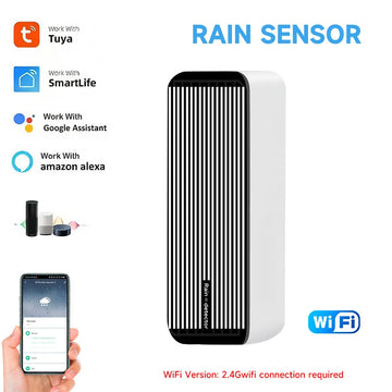 Tuya Rain Sensor WiFi Rain Detection Sensor Smart Home Real-time APP Notifications Home Automation Smart Life Devices