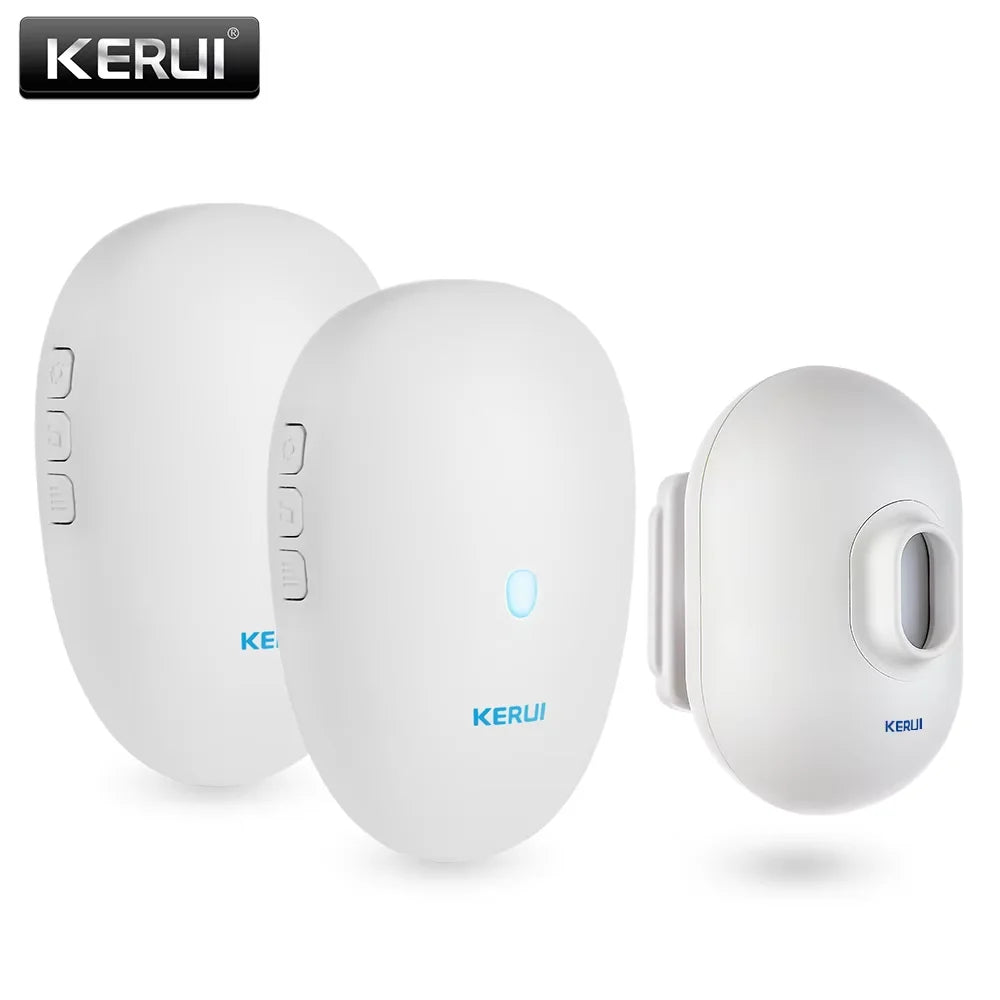 KERUI Driveway Alarm Systems with Waterproof Motion Sensor Welcome Doorbell Car Garage Security Smart Home For Home Security