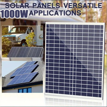 1000W Solar Panel with Durable Aluminum Frame - High Efficiency for Residential, Commercial ,Off-Grid Applications