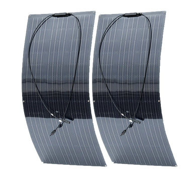 BOGUANG Semi- Flexible Solar Panel Balcony Photovoltaic PV 1500W 600W 450W 300W 150W 12 volt | IP67 | Grade A cells | PET |ETFE