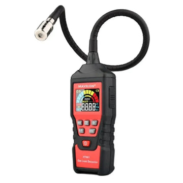 HT601A HT601 Portable Combustible Gas Detector Natural Gas Leakage Analyzer LED Display Flexible Probe Alarm