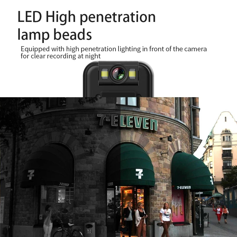 4K HD Body Camera Portable Small Digital Camcorder WiFi Night Vision Video Recorder Mini Camera Bike Sports DVPolice Bodycam