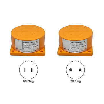 Tuya Smart Zigbee Ultrasonic Water Tank Level Monitor Sensor Real-Time Alerts App Control For IOS & Android EU Plug