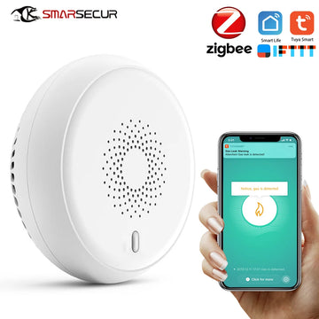 Smart Home Mini ZigBee Gas Detector Household Combustible Gas Natural CH4 Leak Detector Gas Leak Tester Tuya APP Remote Control