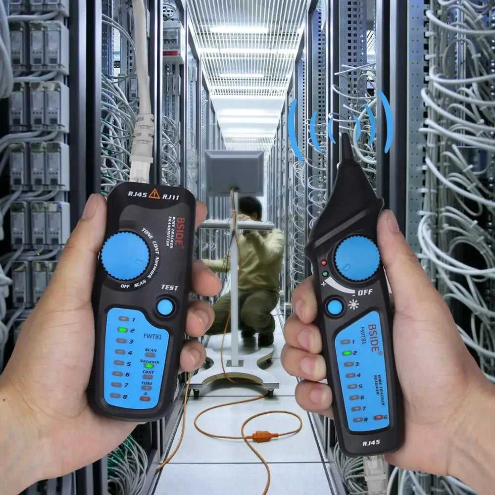 Bside Network Cable Tracker RJ45 LAN Finder Signal RJ11 Telephone Wire TV Electric Line Tester 5G Cat5 Cat6 Smart Professional