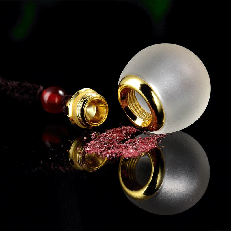 Cremation Jewelry for Ashes Pendant Memorial Keepsake Souvenirs Necklace Mini Sharing Personal Funeral Urn for Pet Human Ashes