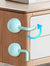 10/1PCS Child Lock Children Protection Baby Safety Locks Drawer Latch Cabinet Door Lock Anti-Pinching Hand Security Protection