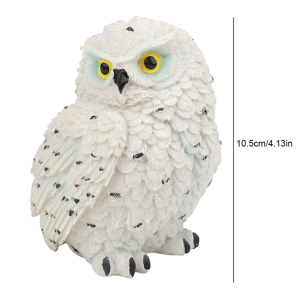 Owl Ornament Resin Sculpture Resin Statue Resin Simulated OwL shaped Garden Statue Outdoor Sculpture Lawn Garden Scene Decor