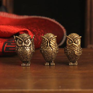 Creative Owl Themed Home Decoration Mini Micro Landscape Desktop Ornament for Living Room Unique Home Accessory Miniature Decor