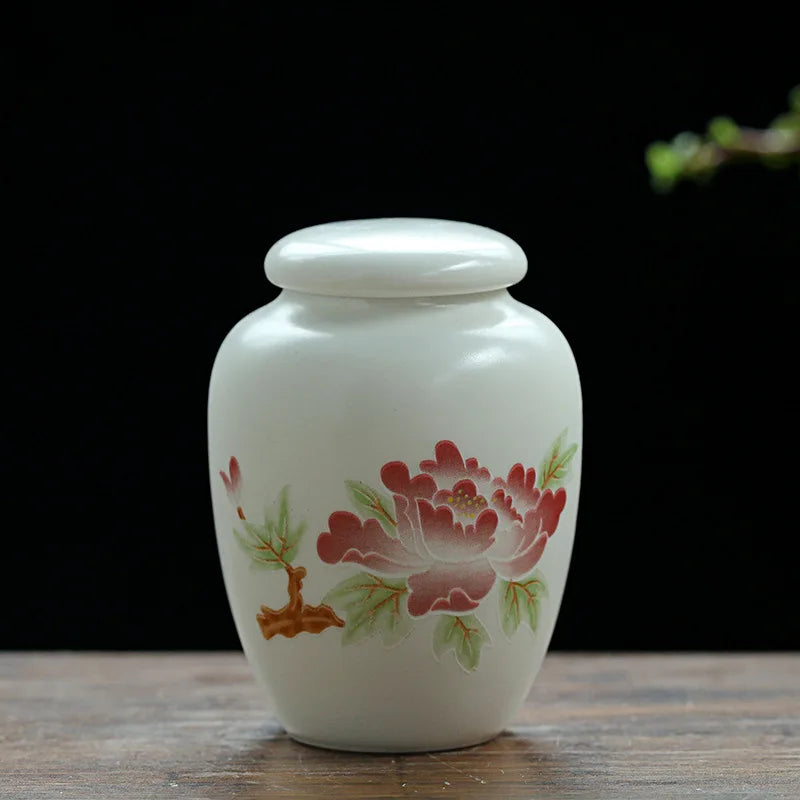 Cat Shaped Ceramic Urn for Ashes, Mini Urn for Human Ashes, Memorial and Funeral