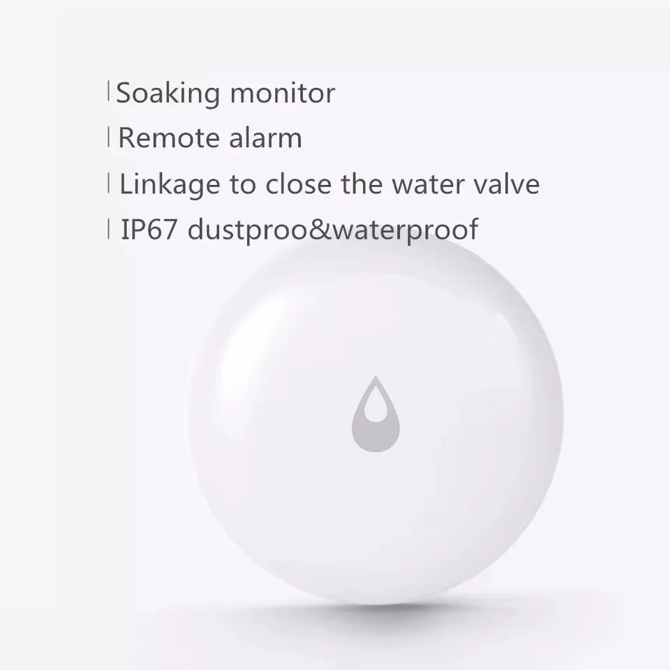 Aqara Water Leak Sensor ZigBee Water Immersing Detector Alarm Security Soaking Sensor Smart Home For Xiaomi Mi Home Homekit APP