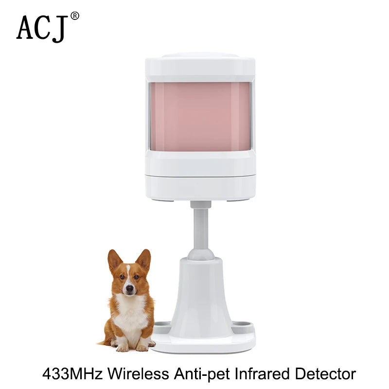 Wireless 433MHz Infrared Detector Indoor Anti-pet PIR Motion Detector Sensor for WIFI GSM Home Security Alarm System PG103/107