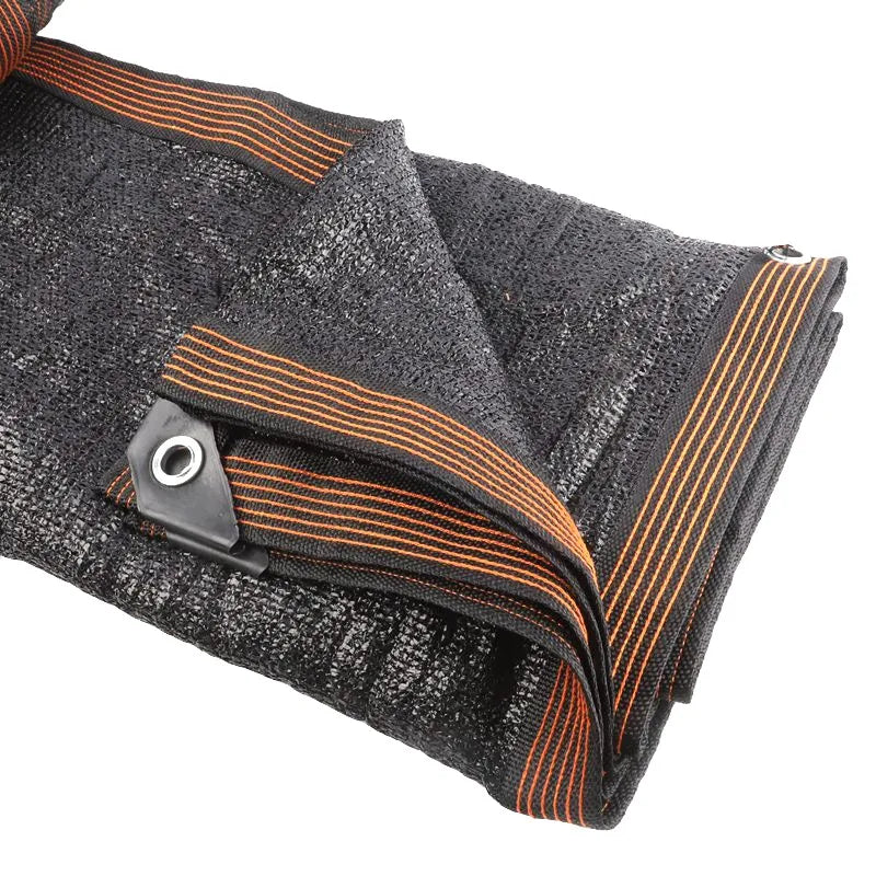 3~12Pin Anti-UV Black HDPE Sun Shade Net Garden Plants Cover Outdoor Pergola Canopy Screen Agriculture Greenhouse Sunshade Net