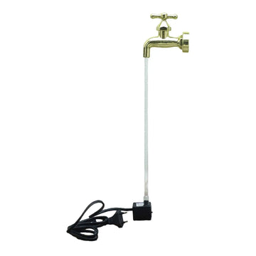 Invisible Flowing Spout Watering Can Fountain Floating Tap Water Fountain for Indoor Porch DIY Art Decor Fireplace EU Adapter