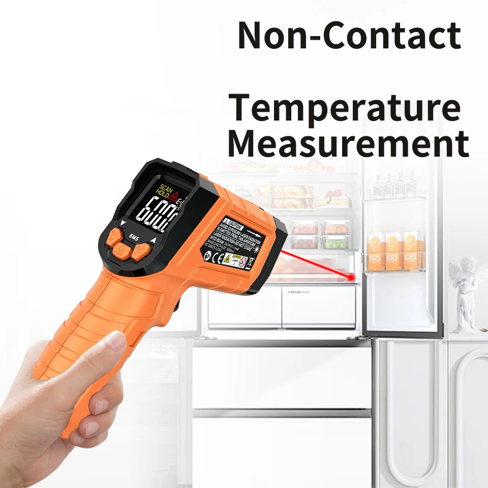 Aicevoos Digital Infrared Thermometer Handheld Non-Contact Laser Temperature Meter Gun Temperature Tester Instruments Pyrometer