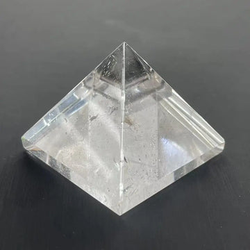1pc 4cm Natural Crystal Clear Quartz Pyramid Chakra Reiki Crystal Healing Stone Point Tower Home Decor Meditation Ore Mineral