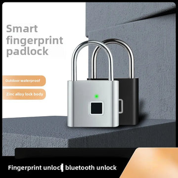 Waterproof Smart Fingerprint Padlock Door Household Anti-theft Dormitory Cabinet Luggage Electronic Lock