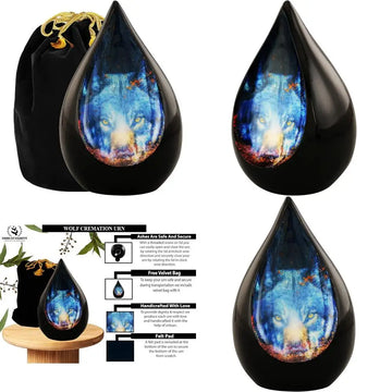 Adult Cremation Urn for Human Ashes, Suitable for Funeral, Burial, or Home Display, Ideal for Columbarium Use