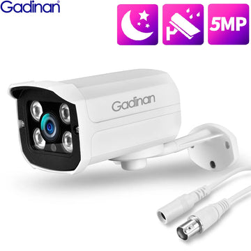GADINAN AHD 720P 1080P 5MP Video Surveillance CCTV Camera Outdoor Waterproof Infrared Night Vision Security Metal Housing