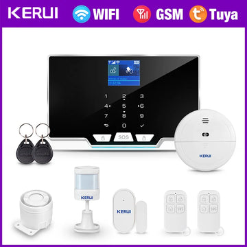 KERUI G20 Wireless Home Alarm System Smart Life WiFi GSM Security Alarm System with Motion Sensor, Support Alexa Google for Home