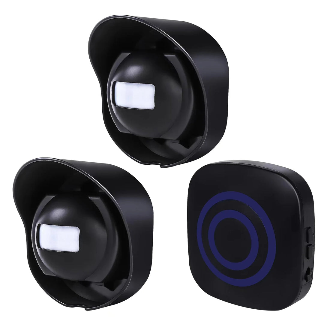Multifunctional Wireless Driveway Alarm Waterproof Outdoor Motion Sensor Alarm 1 Receiver 2 Transmitters with 38 Chimes 200m