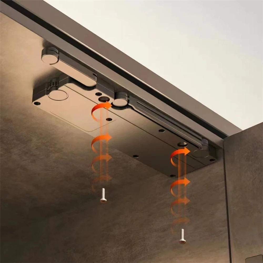 Push to Open Cabinet Catches Hidden Door Handles Damper Buffer for Wardrobes Soft Closing Automatic Door Closer Hardware Handles