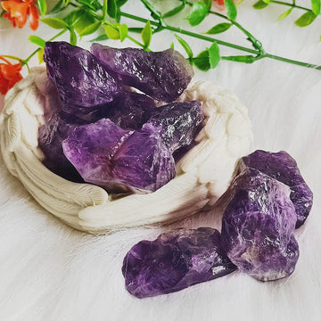 Natural Amethyst Rough Gemstone For Home Room Decor Aromatherapy And Aquariums Purple Quartz DIY Made Quartz Stone Crystal Gifts