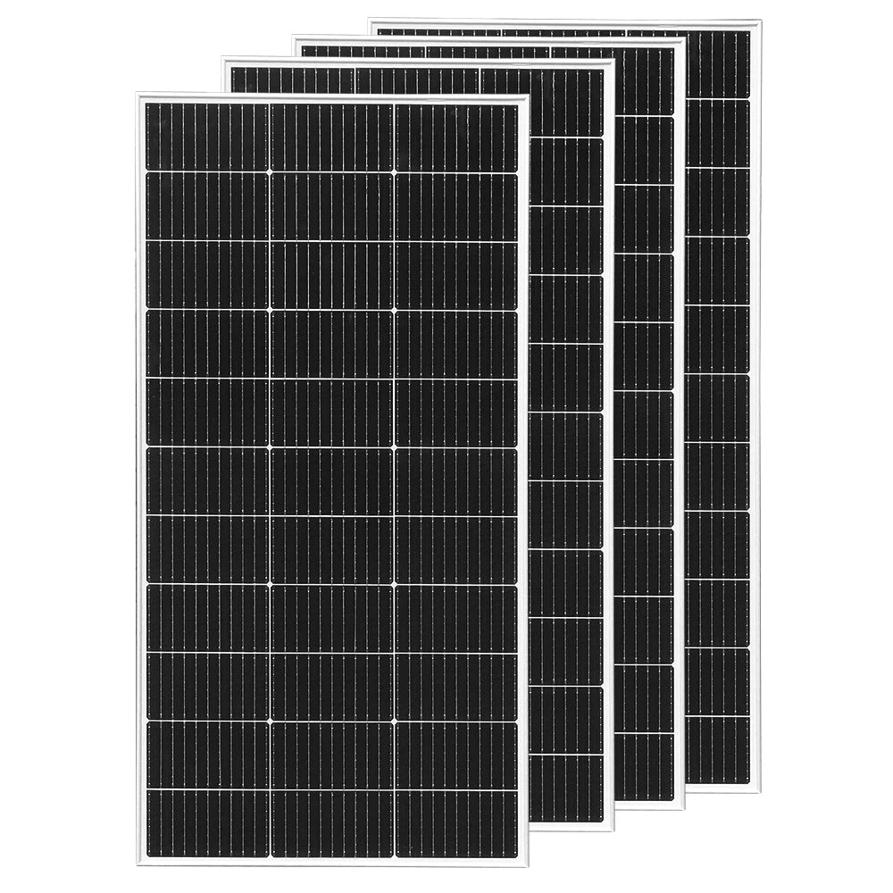 120W 240W 360W 480W Tempered Glass Solar Panel Rigid Painel 120V 1-4pcs Windproof Anti-snow Anti-hail PV Panels Solar System