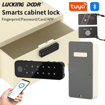 Tuya Cabinet Lock Invisible Electronic RFID Hidden Door lock Keyless Inivisble RFID Locker Castle Furniture Cabinet,Drawer Lock