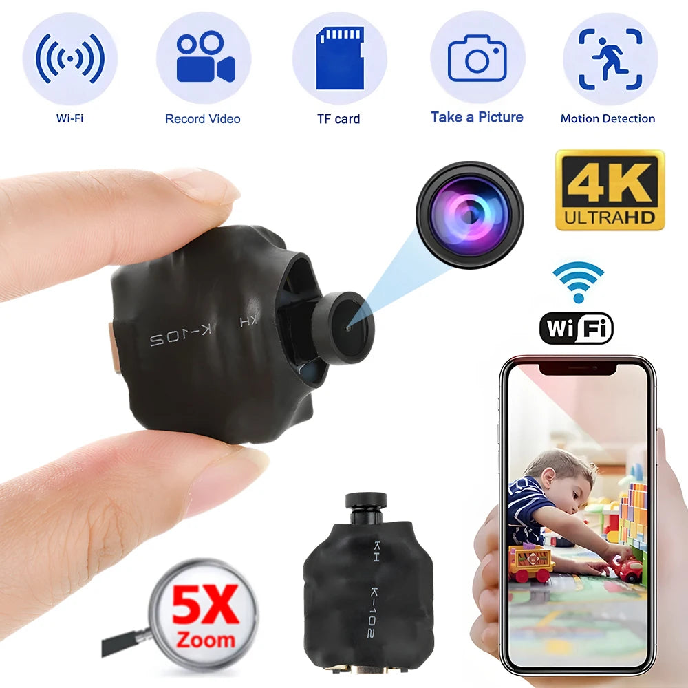 120° Wide Angle Wifi DIY IP Camera HD 1080P Smallest Video Recorders Motion Detection Home Baby Monitor Video Surveillance Camer