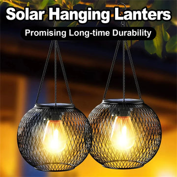 Solar Lantern Led Light 3000k Lights Outdoor Waterproof Auto Control Garden Lamps Patio Yard Decoraiton Lighting Pathway Powered